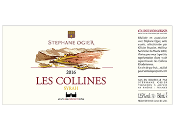 Domaine Stéphane Ogier - IGP Collines Rhodaniennes - Les Collines - Rouge - 2016