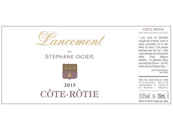 Domaine Stéphane Ogier - Côte-Rôtie - Lancement - Rouge - 2015