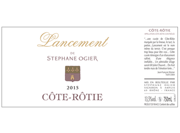 Domaine Stéphane Ogier - Côte-Rôtie - Lancement - Rouge - 2015