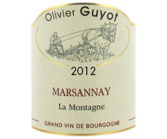 Olivier Guyot - Marsannay - La Montagne - Rouge - 2012