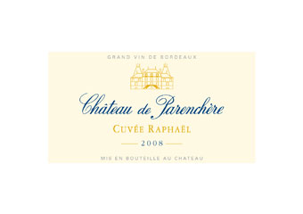 Château de Parenchère - Bordeaux Supérieur - Cuvée Raphaël Rouge 2008