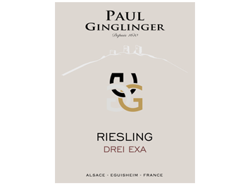 Paul Ginglinger - Alsace - Riesling Drei Exa - Blanc - 2016