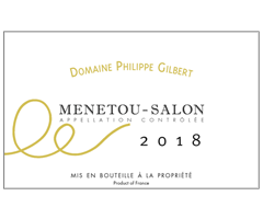 Domaine Philippe Gilbert - Menetou-Salon - Blanc - 2018