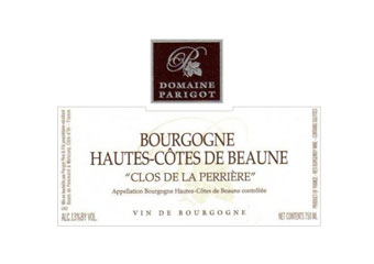 Domaine Parigot - Hautes-Côtes de Beaune - Clos de la Perrière Rouge 2009