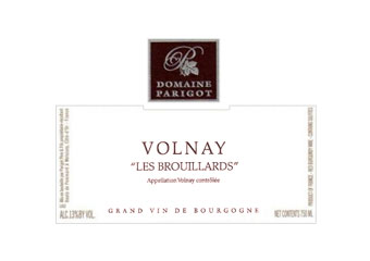 Domaine Parigot - Volnay - Les Brouillards Rouge 2008