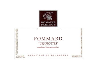 Domaine Parigot - Pommard - Les Riottes Rouge 2008
