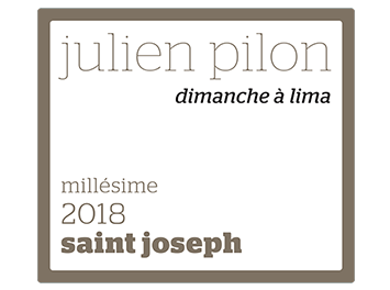 Domaine Julien Pilon - Saint-Joseph - Dimanche à Lima - Blanc - 2018