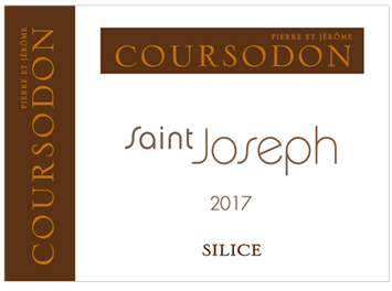 Pierre et Jérôme Coursodon - Saint-Joseph - Silice - Rouge - 2017