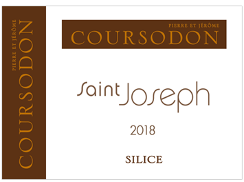 Pierre et Jérôme Coursodon - Saint-Joseph - Silice - Rouge - 2018