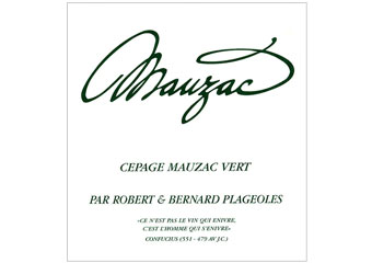 Domaine Plageoles - Gaillac Premières Côtes - Mauzac Vert Blanc 2009