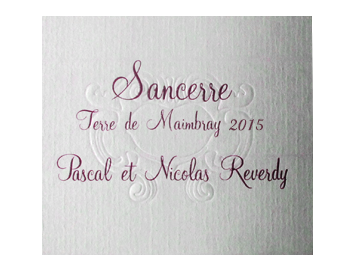 Domaine Pascal et Nicolas Reverdy - Sancerre - Terre de Maimbray - Rouge - 2015