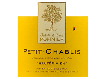 Domaine Isabelle et Denis Pommier - Petit Chablis - Hautérivien - Blanc - 2018