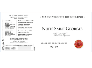 Maison Roche de Bellene - Nuits-Saint-Georges - Vieilles Vignes - Rouge - 2012