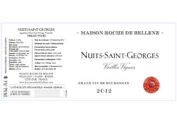 Maison Roche de Bellene - Nuits-Saint-Georges - Vieilles Vignes - Rouge - 2012