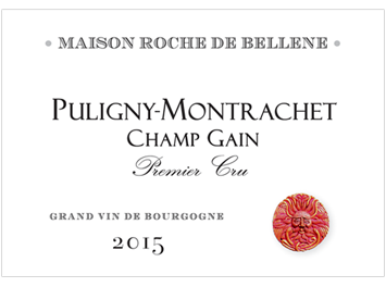 Maison Roche de Bellene - Puligny-Montrachet 1er cru - Champ Gain - Blanc - 2015