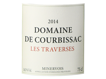 Domaine de Courbissac - Minervois - Les Traverses - Rouge - 2014