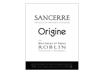 Matthias et Emile Roblin - Sancerre - Origine Rouge 2010