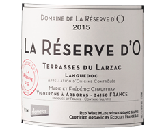 Domaine de la Réserve d'O - Terrasses du Larzac - Rouge - 2015