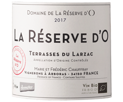 Domaine de la Réserve d'O - Terrasses du Larzac - La Réserve d'O - Rouge - 2017