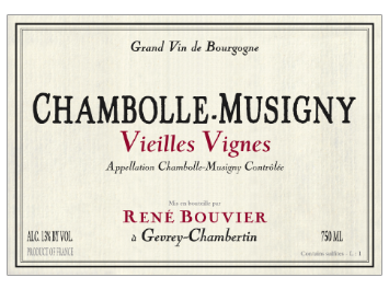 Domaine René Bouvier - Chambolle-Musigny - Vieilles Vignes - Rouge - 2015