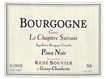 Domaine René Bouvier - Bourgogne - Chapitre Suivant - Rouge - 2016