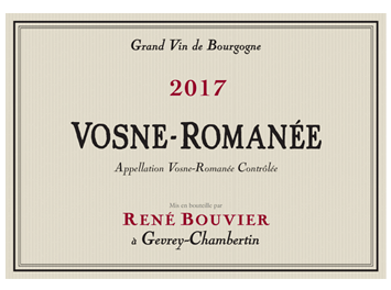 Domaine René Bouvier - Vosne-Romanée - Rouge - 2017