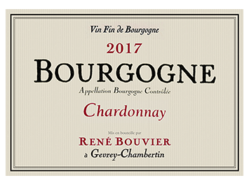 Domaine René Bouvier - Bourgogne - Chardonnay - Blanc - 2017