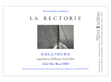 Domaine de La Rectorie - Collioure - Côté Mer - Rosé - 2018