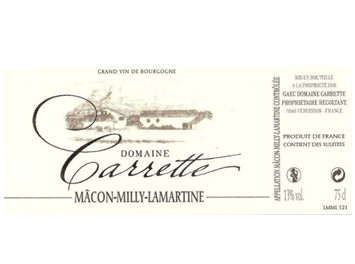 Domaine Carrette - Mâcon-Milly-Lamartine - Blanc - 2014