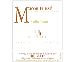 Rijckaert - Mâcon-Fuissé  - Vieilles Vignes - Blanc - 2014