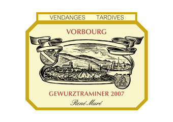 Domaine René Muré - Alsace - Gewurztraminer Vendanges Tardives Vorbourg Blanc 2007