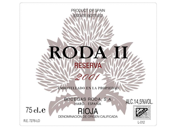 Roda II - Rioja - Rouge - 2001