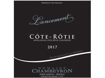 Domaine Chambeyron - Côte Rôtie - Lancement - Rouge - 2017