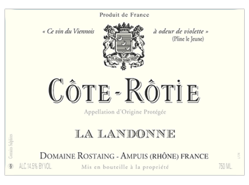 Domaine René Rostaing - Côte Rôtie - La Landonne - Rouge - 2017