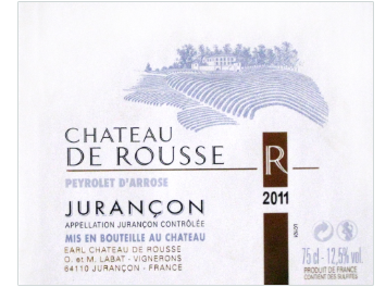 Château de Rousse - Jurançon - Peyrolet d'Arrose - Blanc - 2011