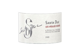 Domaine Santa Duc - Séguret - Les Vieilles Vignes Rouge 2006