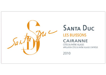 Santa Duc - Cairanne - Les Buissons Rouge 2010