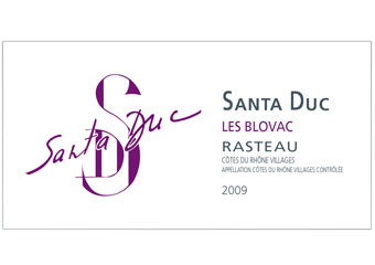 Santa Duc - Rasteau - Les Blovac Rouge 2009
