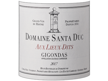 Domaine Santa Duc - Gigondas - Aux Lieux Dits - Rouge - 2017
