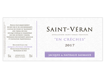 Domaine Jacques Saumaize - Saint-Véran - En Crêches - Blanc - 2017