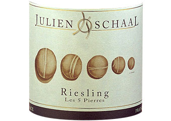 Julien Schaal - Alsace - Riesling Les 5 Pierres Blanc 2007