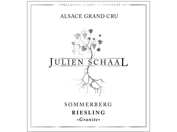 Julien Schaal - Alsace grand cru - Riesling Sommerberg Granite - Blanc - 2018
