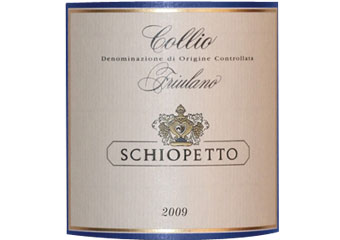 Schiopetto - Collio - Friulano Blanc 2009
