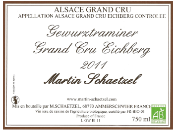 Domaine Schaetzel - Alsace Grand Cru - Gewurztraminer - Grand Cru Eichberg - Blanc - 2011