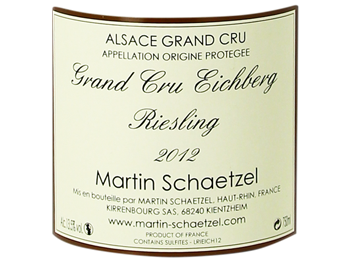 Domaine Schaetzel - Alsace grand cru - Riesling Grand Cru Eichberg - Blanc - 2012