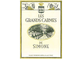 Château Simone - Vin de Pays Bouches du Rhône - Les Grands Carmes Rosé 2011