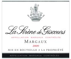 Château Giscours - Margaux - Sirène de Giscours - Rouge - 2009