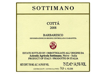 Sottimano - Barbaresco - Cotta Rouge 2008
