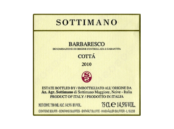 Sottimano - Barbaresco - Cotta - Rouge - 2010