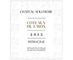 Château Soucherie - Coteaux du Layon - Patrimoine - Blanc - 2015